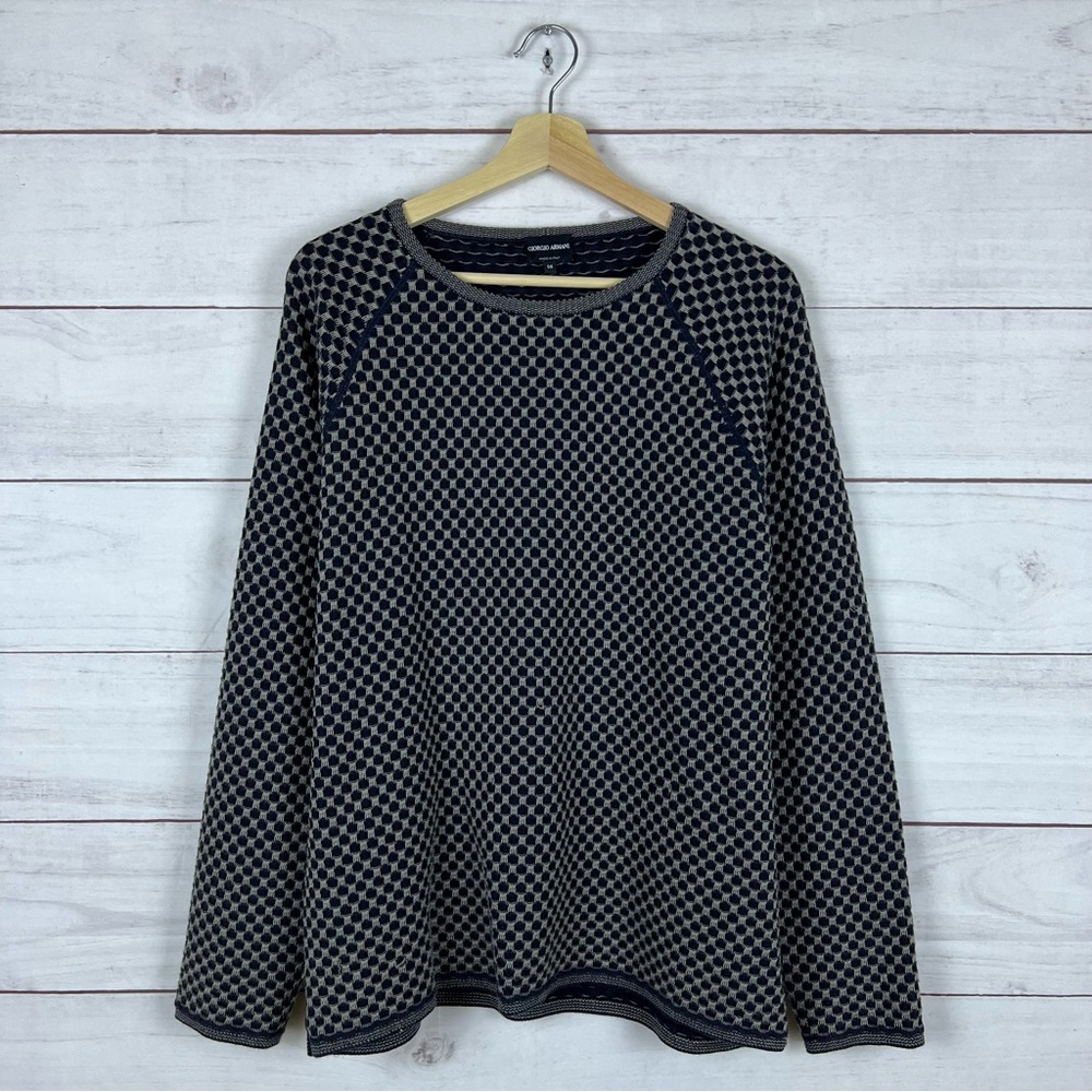 Giorgio Armani Made in Italy Pullover Sweater Size 56 fits like Large